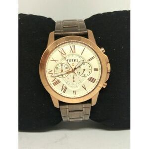 Fossil Q Men's Watch Chronograph Smartwatch Tracker Brown Bracelet NDW1 C187